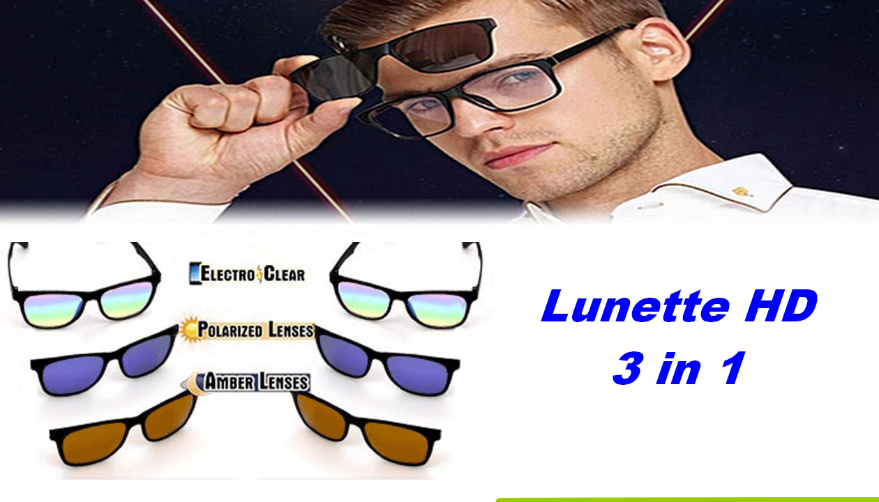 Magic Vision Lunettes Magn tiques 3 en 1