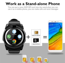 Charger l&#39;image dans la galerie, Smart V8 Montre connectée bluetooth homme montre Camera